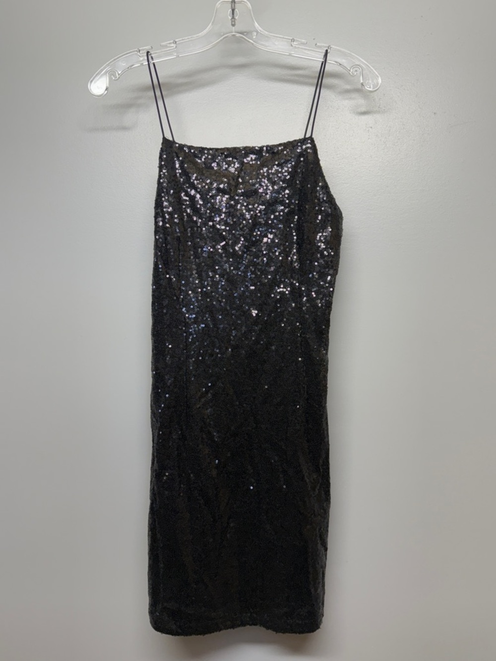 Noisy May Black Sequin Classic Little Black Dress Mini